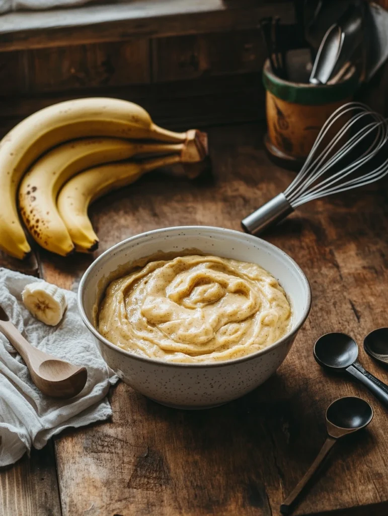 banana bread made with cake mix
