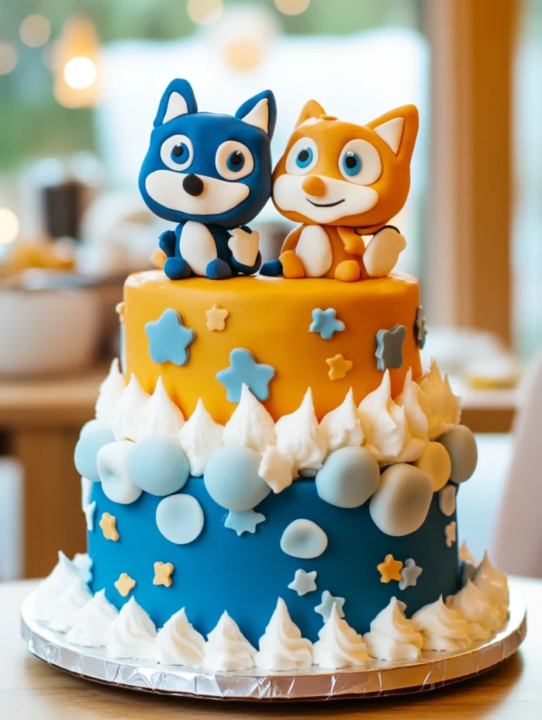 bluey cake topper