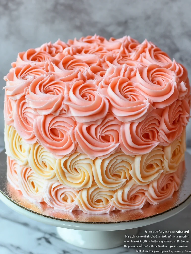 princess peach cake