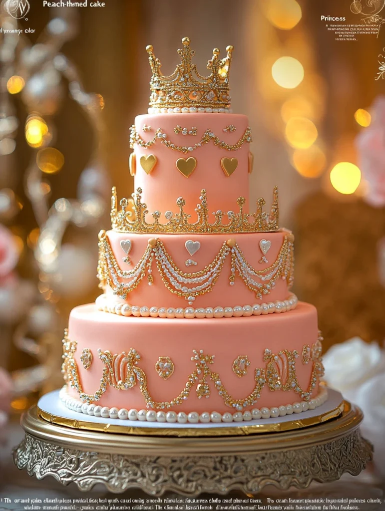 princess peach cake