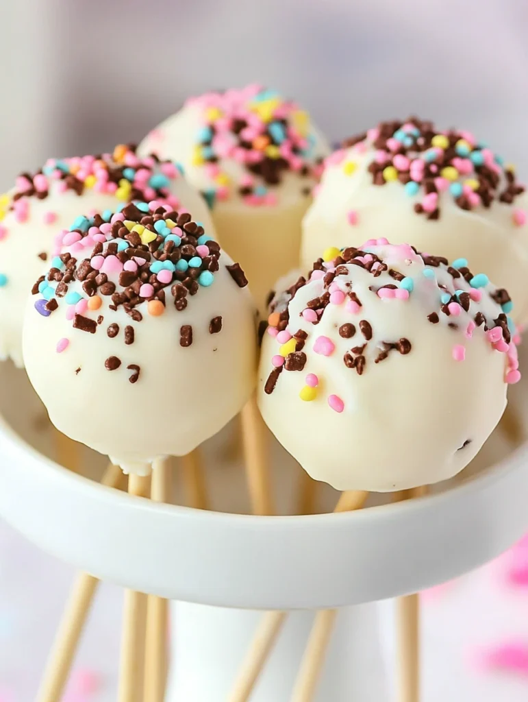 unbaked cookie and cream cake pop recipe