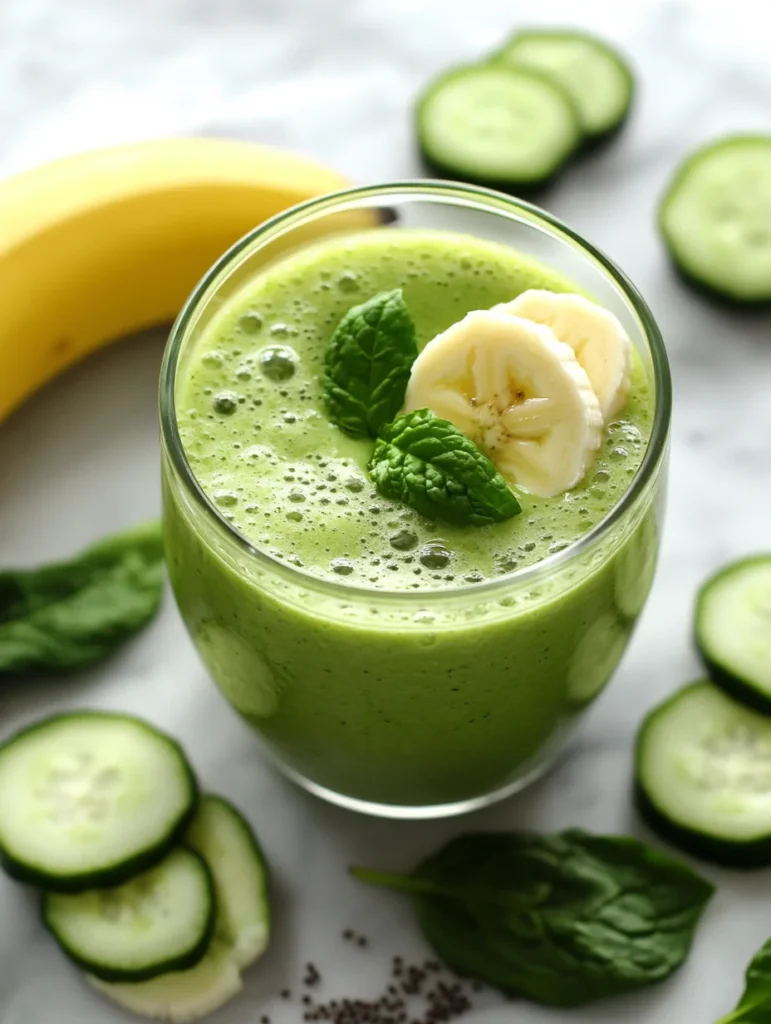cucumber smoothie
