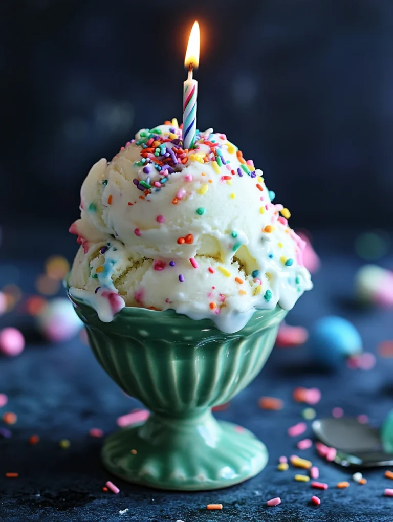 birthday cake ice cream