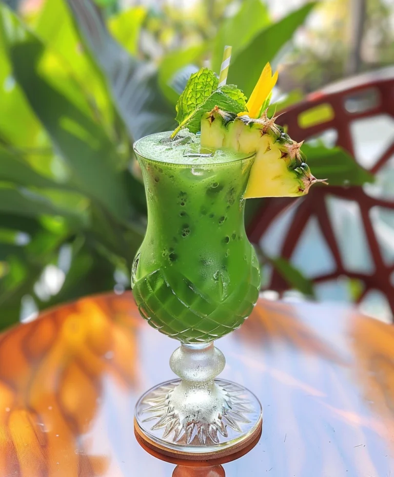 Tropical smoothie island green recipe